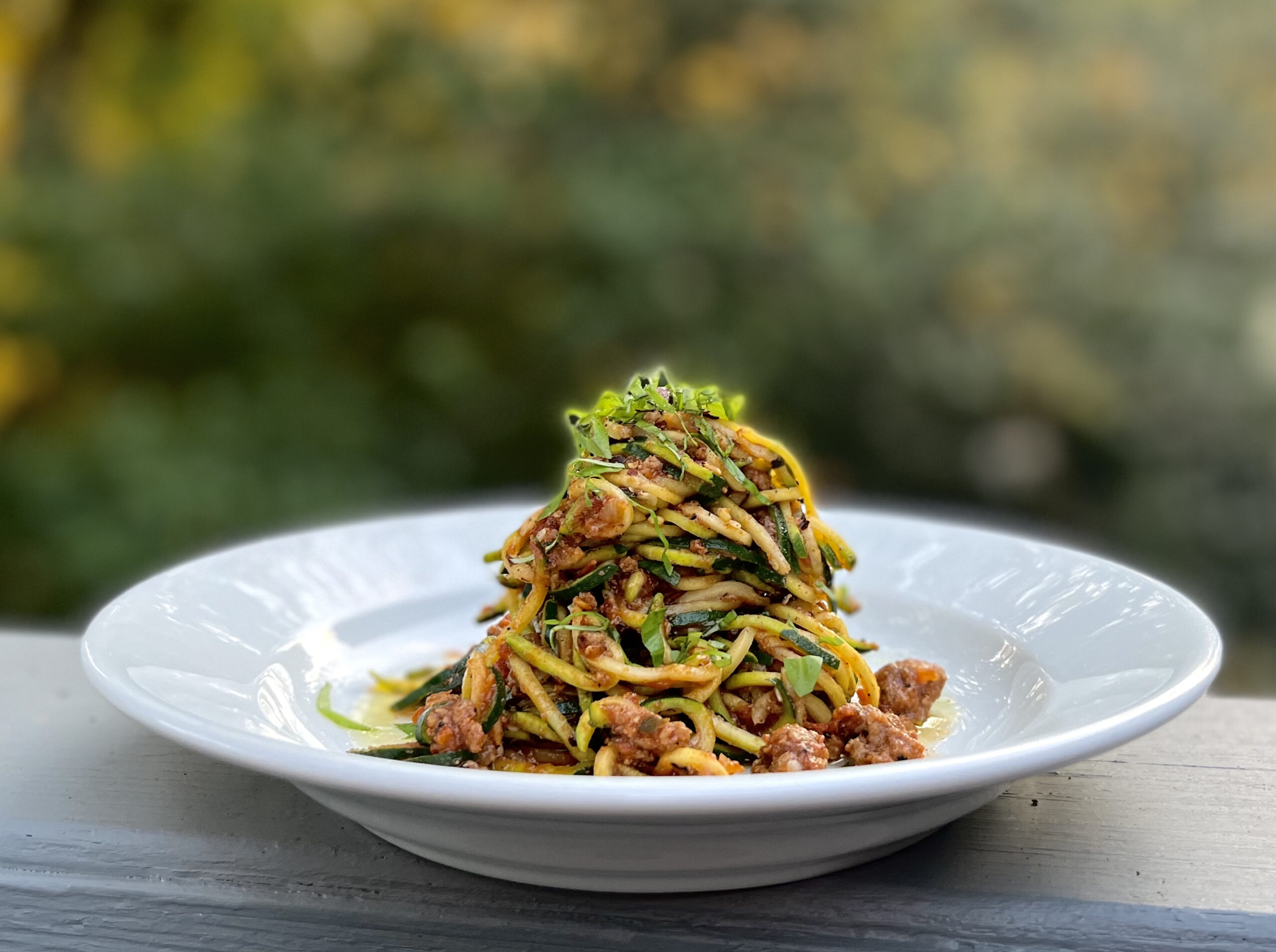 Zucchini Noodles & Bolognese Sauce